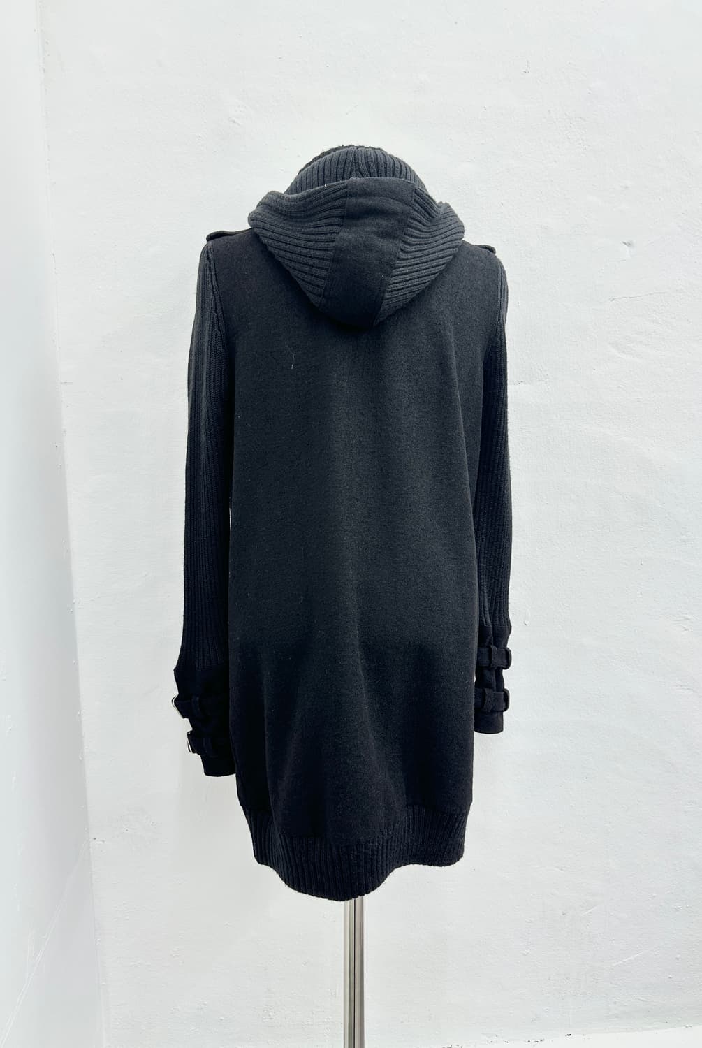 Vintage 2 way knit hood jacket 상품이미지7