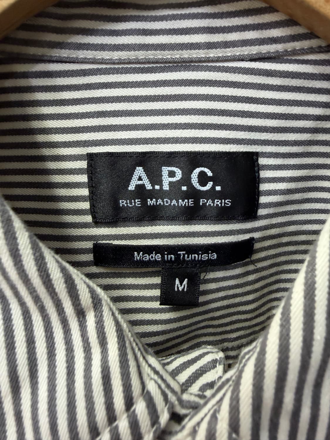 정품) APC 아페쎄 남성 스트라이프 셔츠겸 자켓 M 상품이미지5