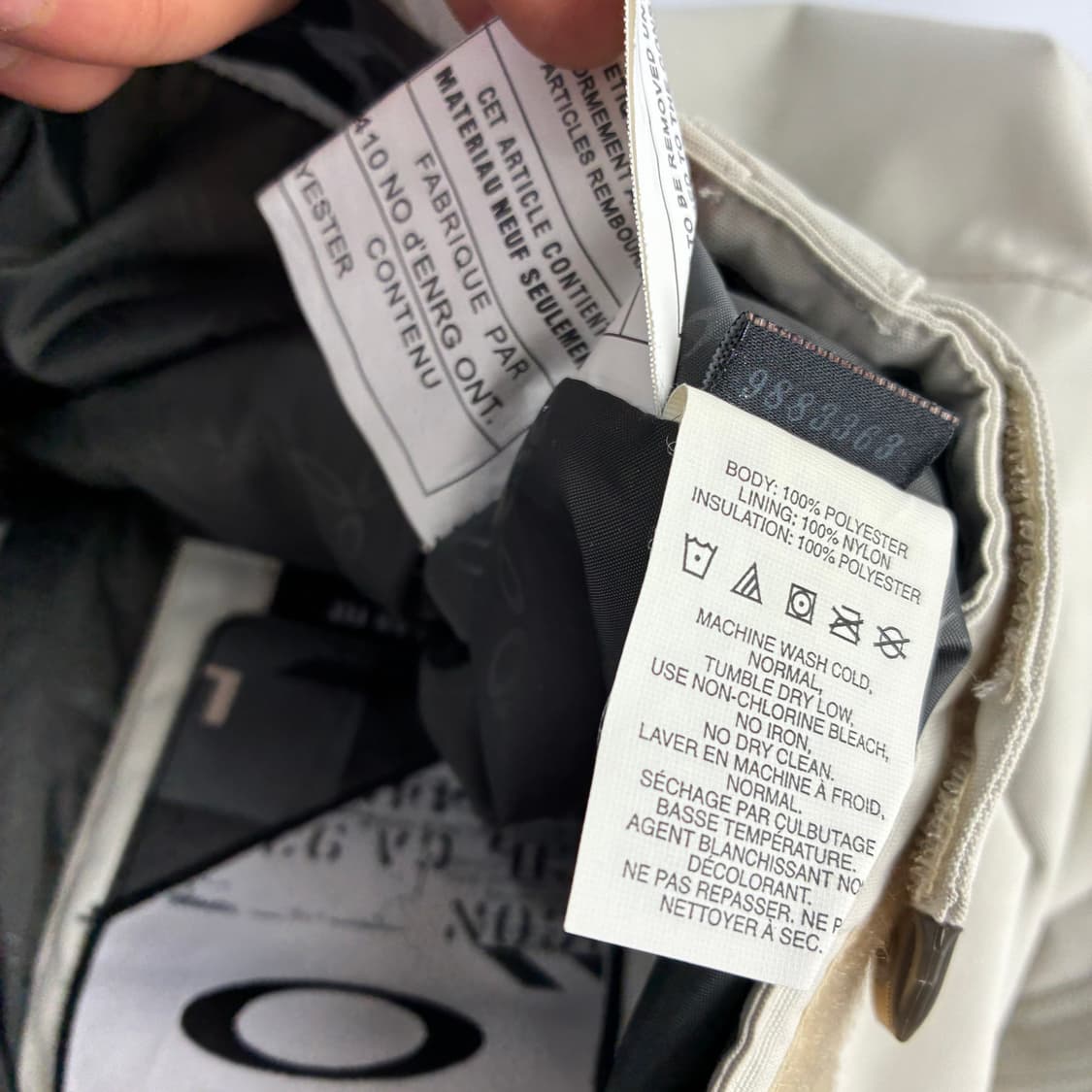 Oakley 오클리 화이트 오트 아카이브 스키 팬츠 상품이미지9