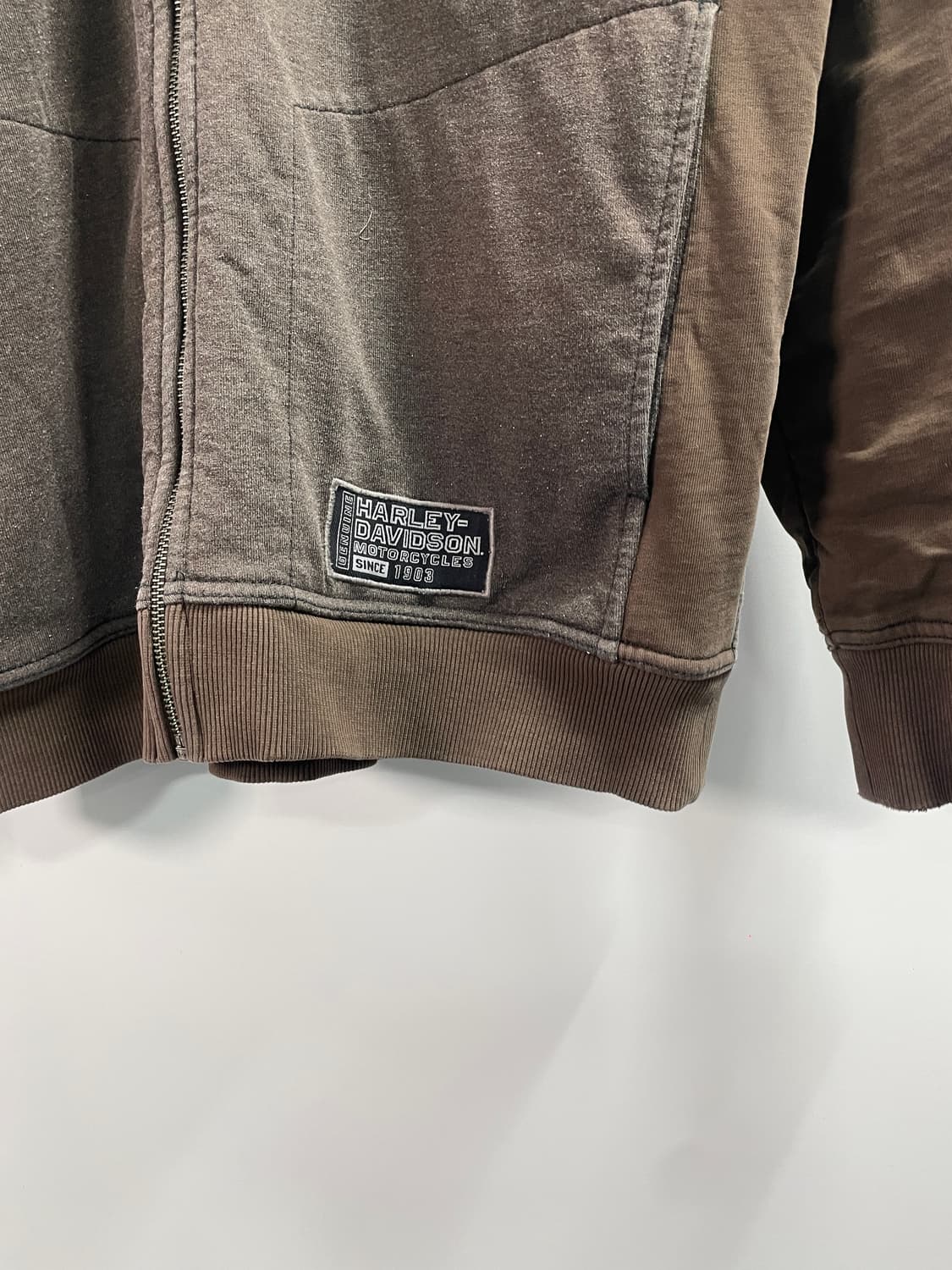 할리데이비슨 빅로고 쉐르파 후드집업 (on.135) 상품이미지5