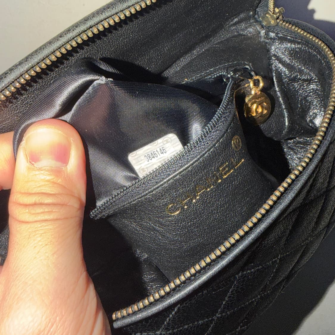 샤넬 캐비어 패니팩 벨트 가죽 가방 상품이미지8