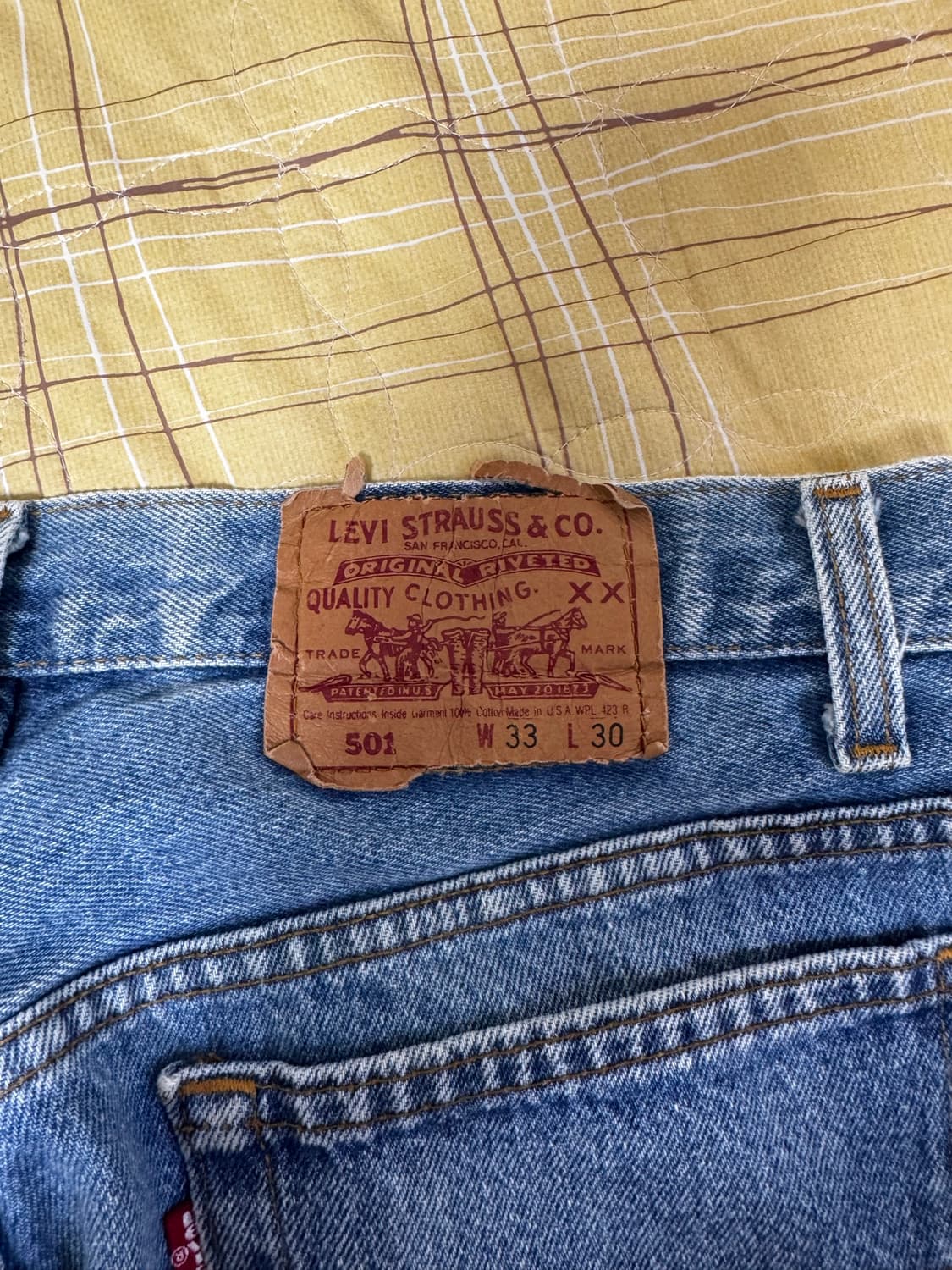 90s made in usa levis 501xx 33/30 상품이미지3