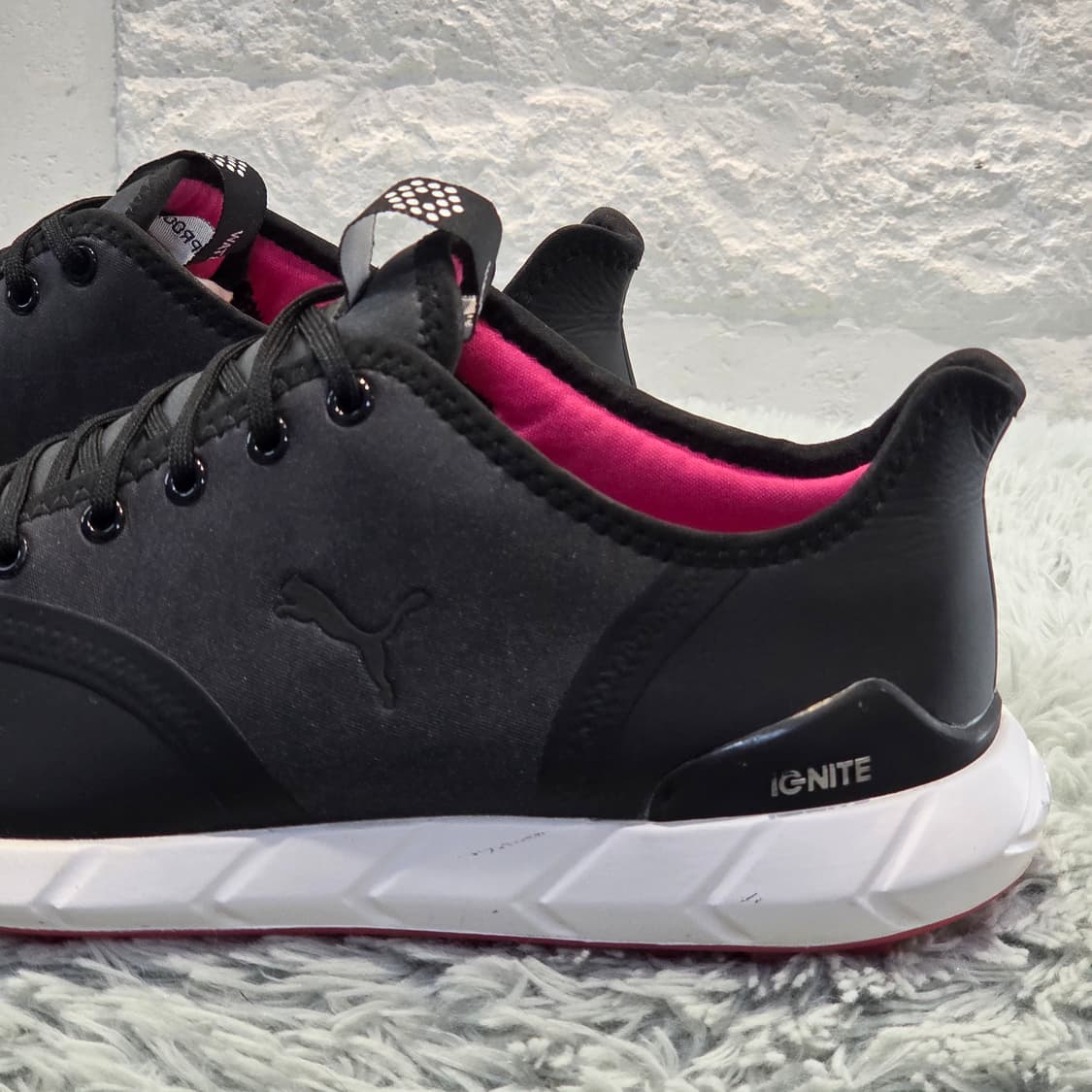 3q-5:푸마 이그나이트 스파이크리스 골프화 블랙(235)-거의새거 상품이미지3