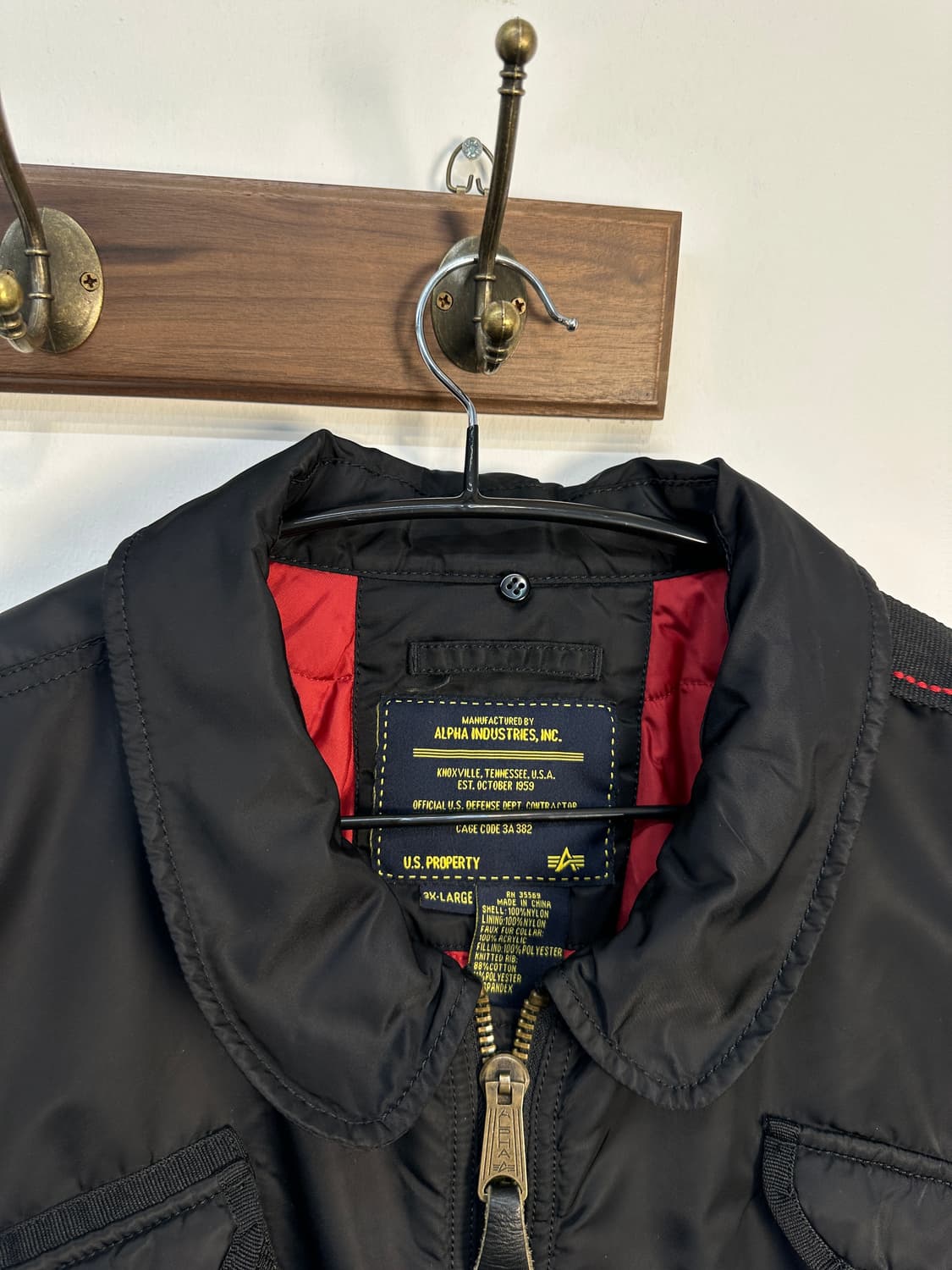 알파인더스트리 테크포켓 ma-1 자켓 3xl 오버핏 상품이미지4