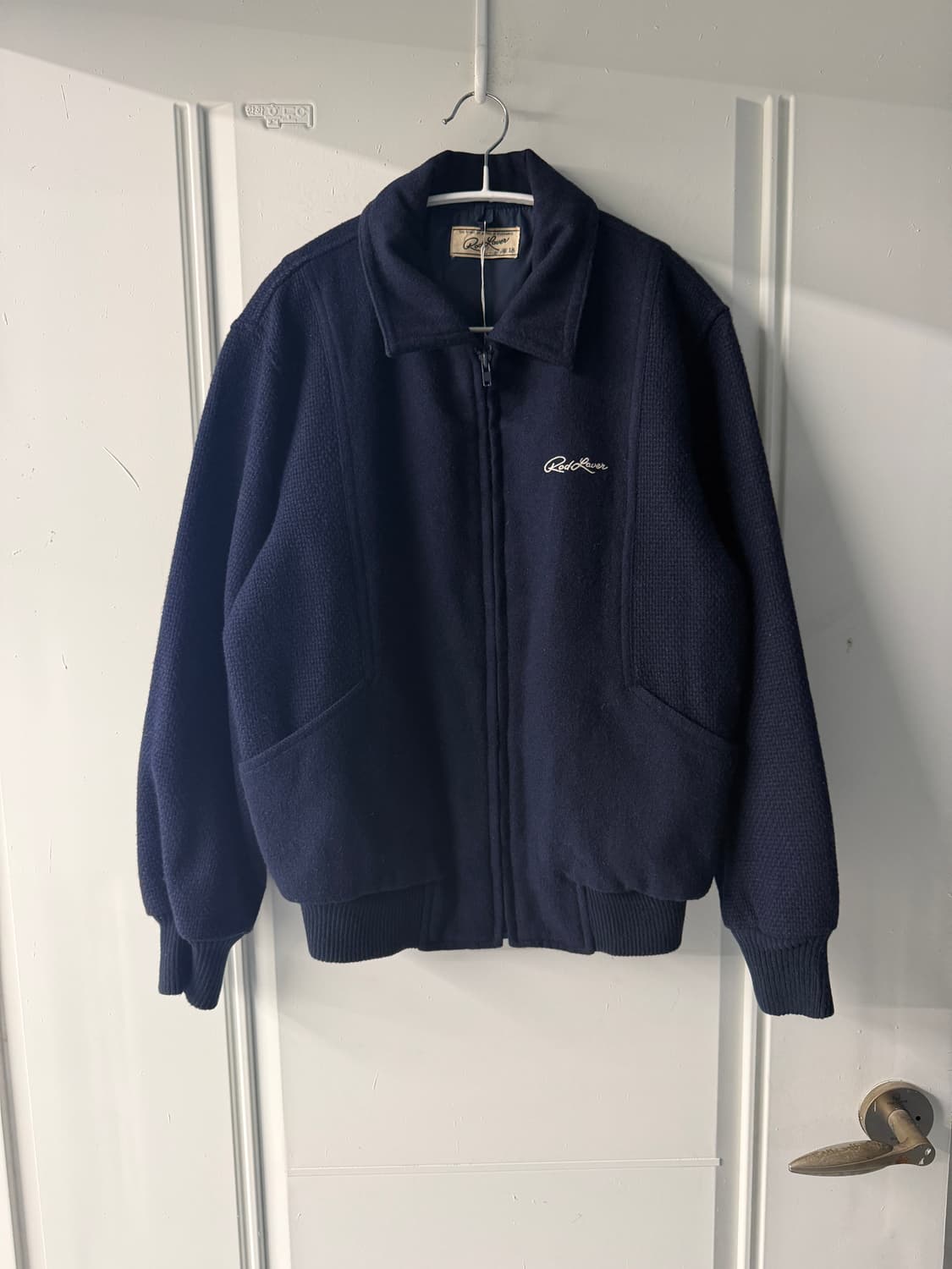 일본빈티지 네이비 집업자켓 상품이미지5