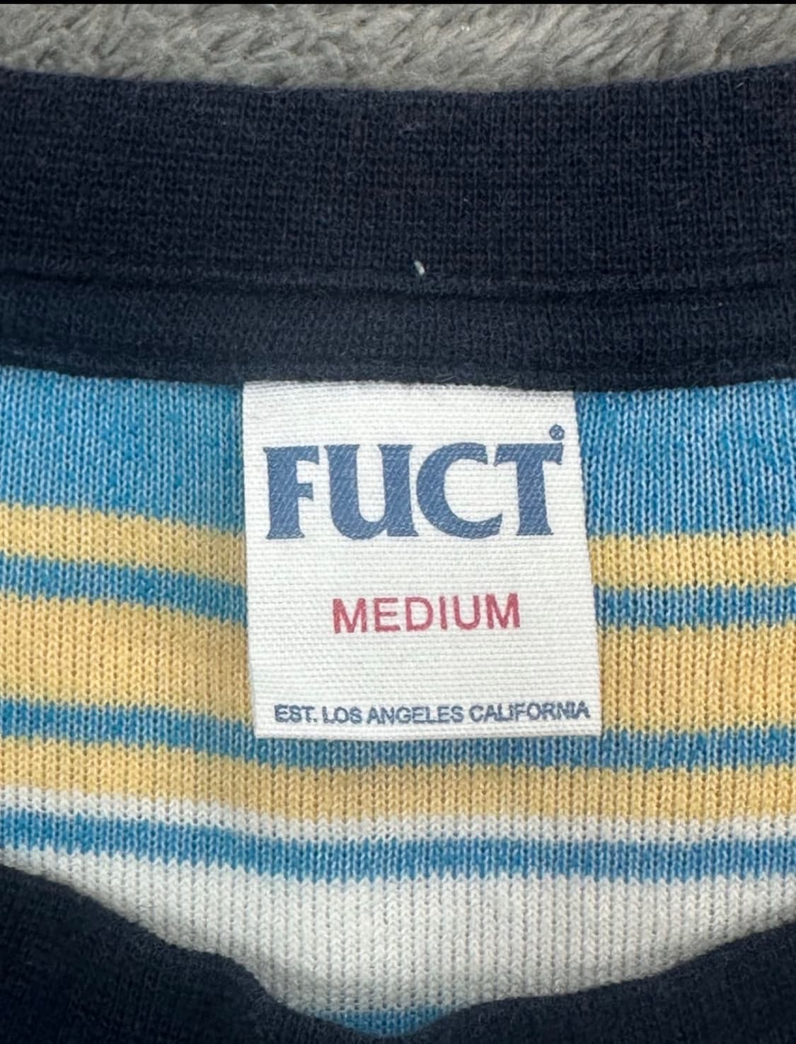 FUCT 테리 보더 티셔츠 M 상품이미지5