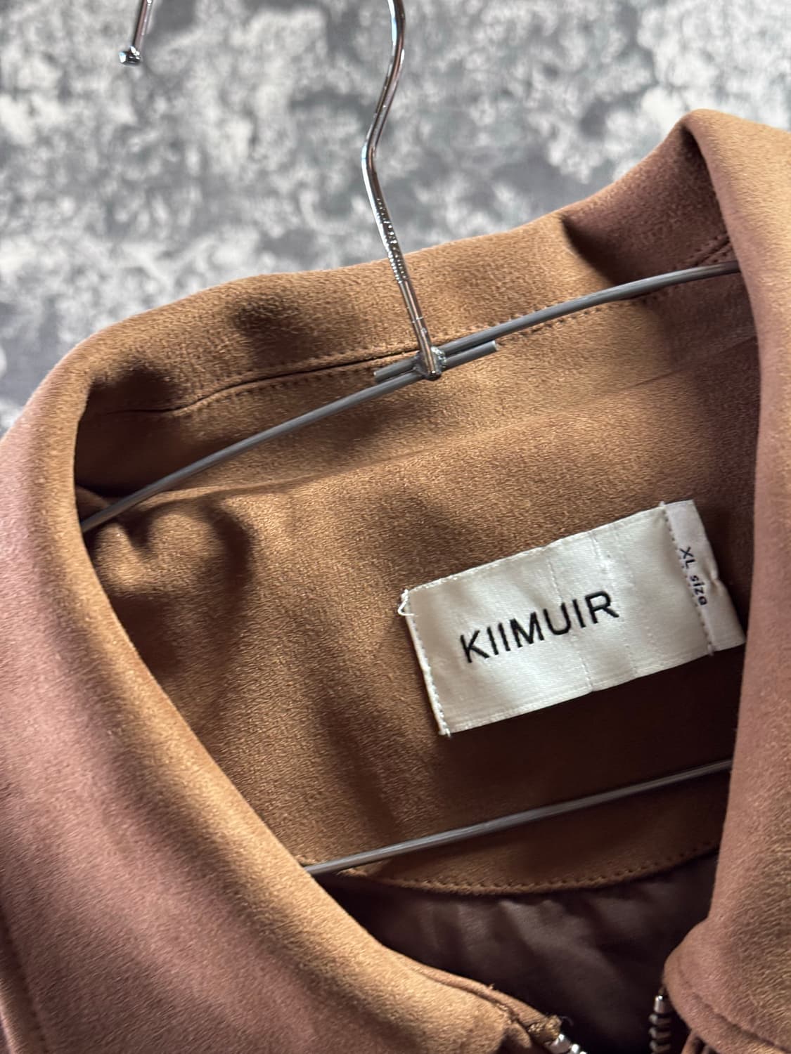 kiimuir 키뮤어 바시티 스웨이드 집업 상품이미지4