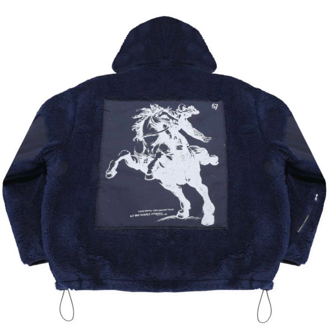 [OS] MJD WAS 시어링 후드 자켓 네이비 상품이미지1