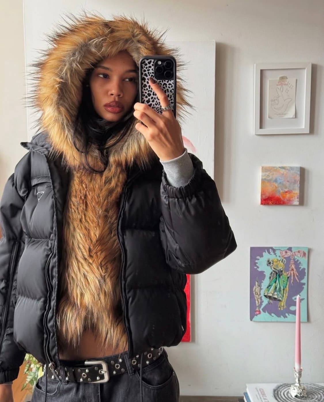 Diesel fur puffer jacket 상품이미지8