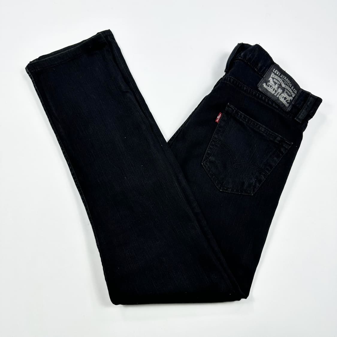 리바이스 오리지널 흑청 블랙진 데님 팬츠 (30인치 여성추천) 상품이미지2