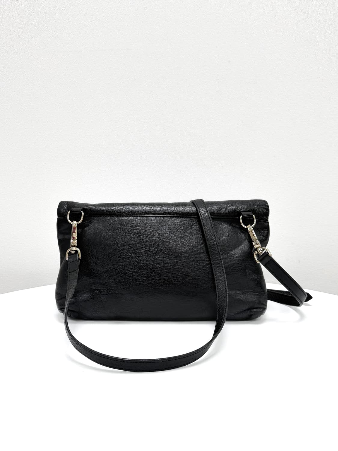 비비안웨스트우드 블랙 레더 크로스백 상품이미지4