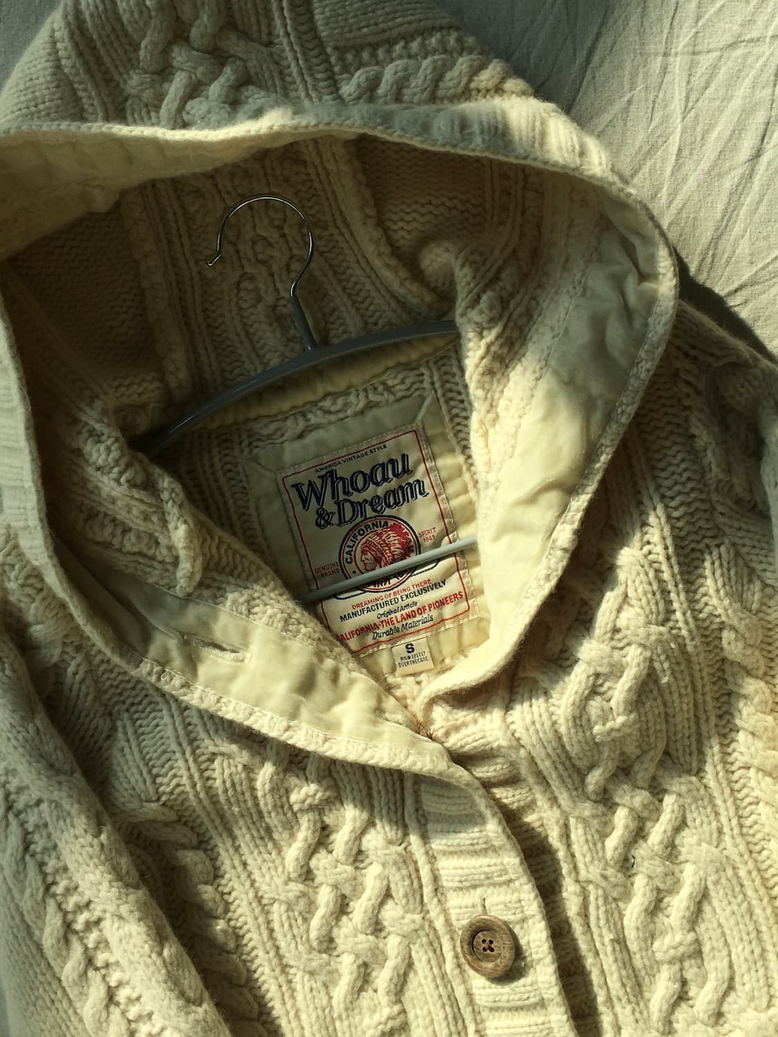 후아유 꽈배기 니트가디건 상품이미지4