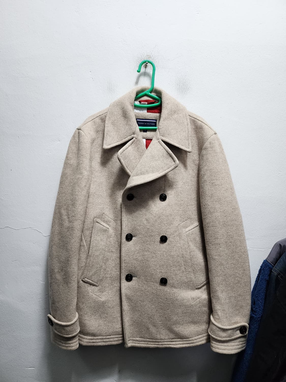 타미힐피거 더블 브레스티드 울 피코트 상품이미지1