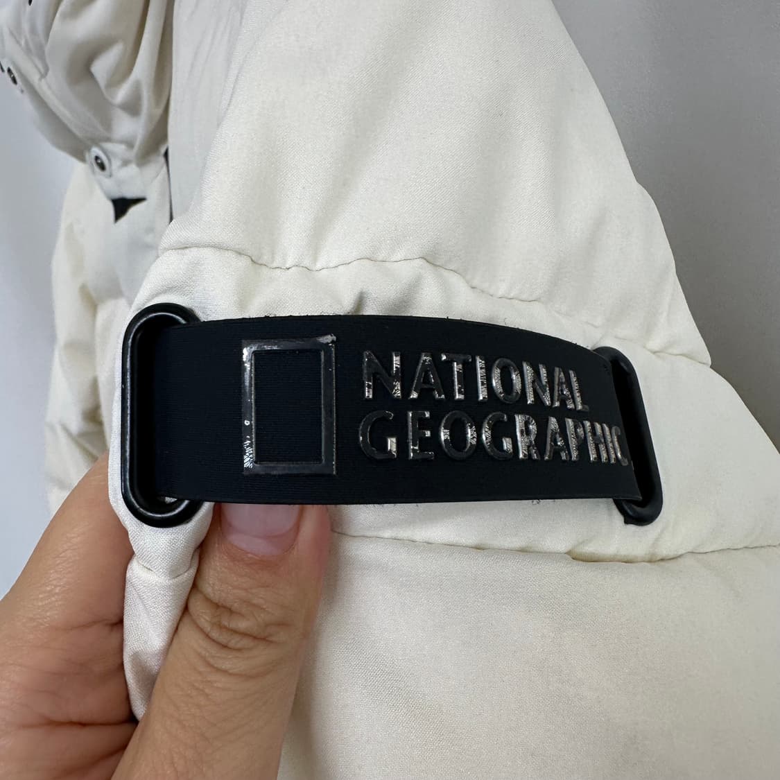   네셔널지오그래픽 공용 롱패딩 오리털 아이보리 S 상품이미지4