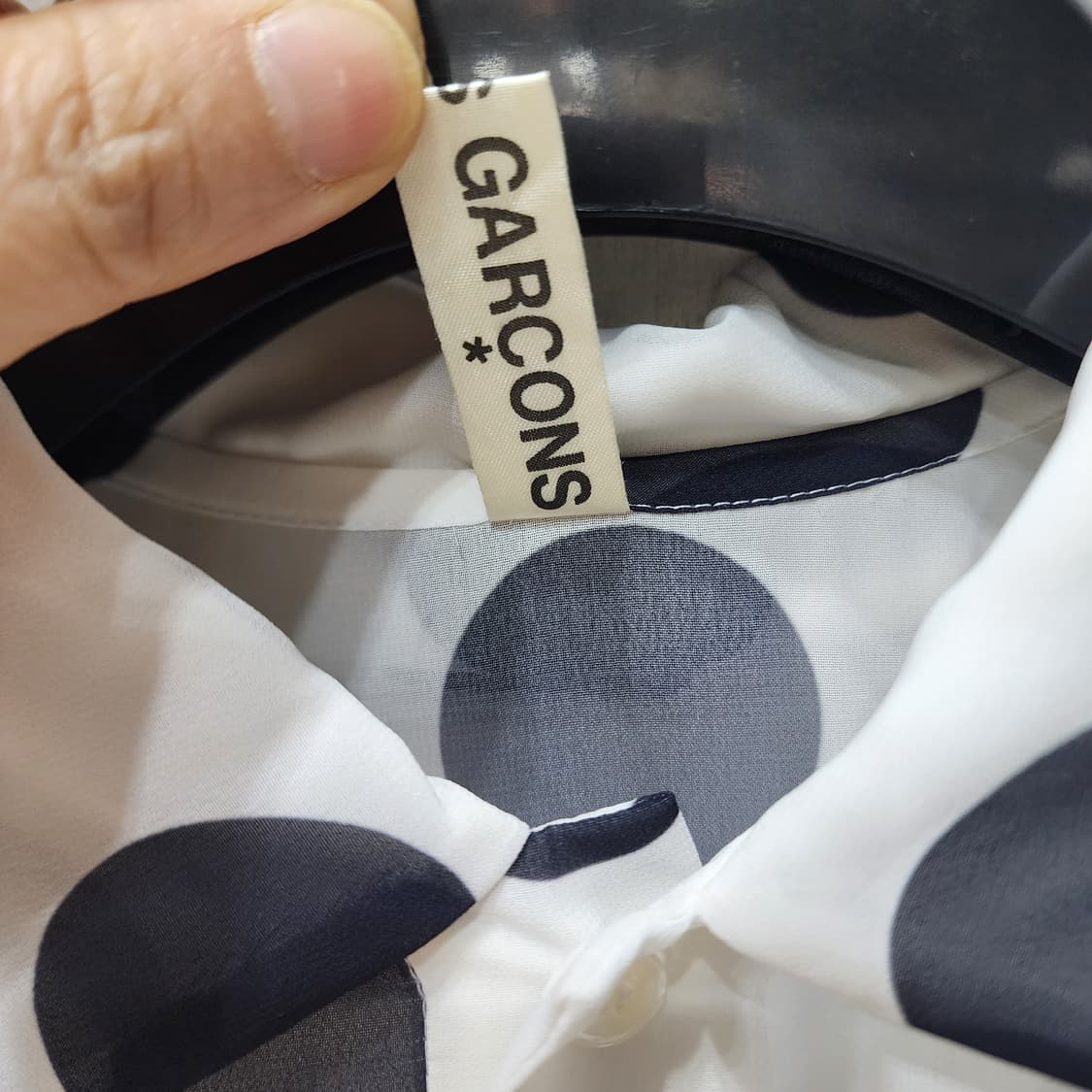 꼼데가르송 도트 롱원피스 상품이미지6