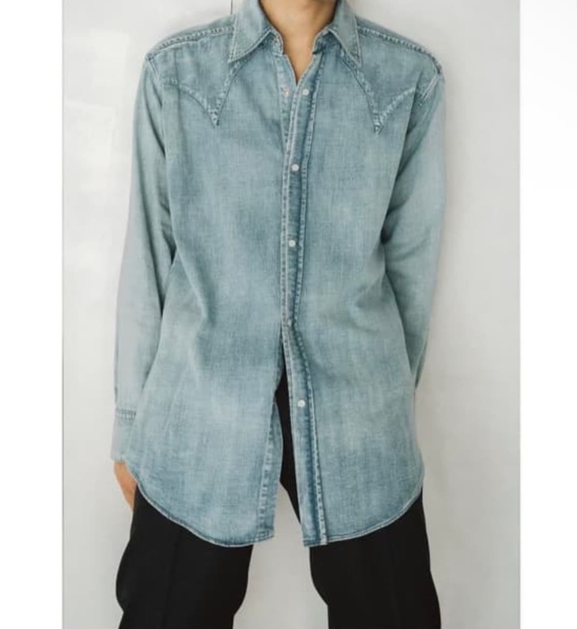 maatee and sons 웨스턴 데님 셔츠  상품이미지1