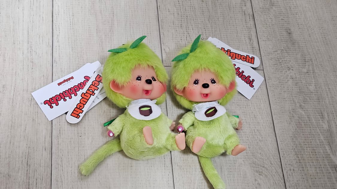 한정수량 녹차 말차 몬치치 인형 세키구치 ss키체인 키링 상품이미지2