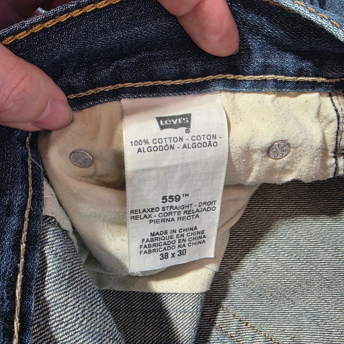 [W38L30]리바이스 559 데님 팬츠 상품이미지4