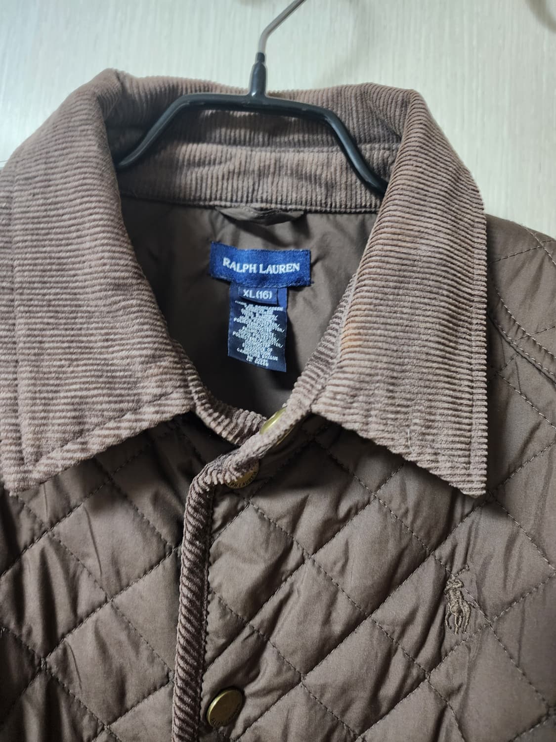 폴로 누빔자켓 폴로걸즈 벨티드 퀼팅 자켓 55 (16) 상품이미지6