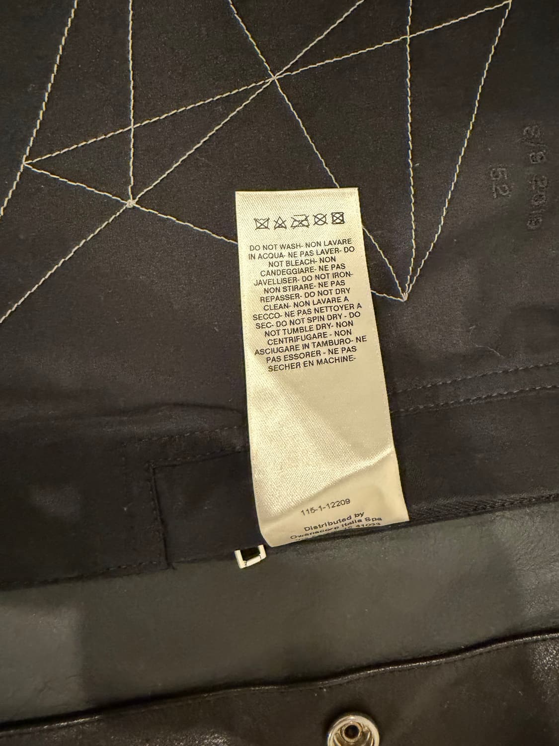 릭오웬스 레더 자켓  상품이미지9