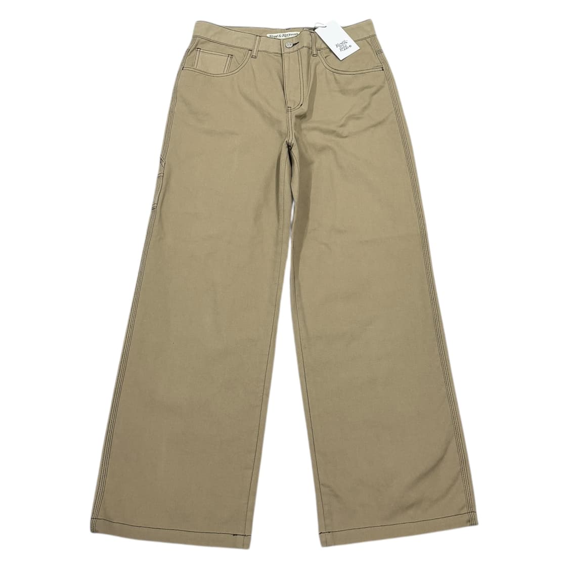 레스트앤레크레이션 스티치 카펜터 팬츠 바지 베이지 L 상품이미지2