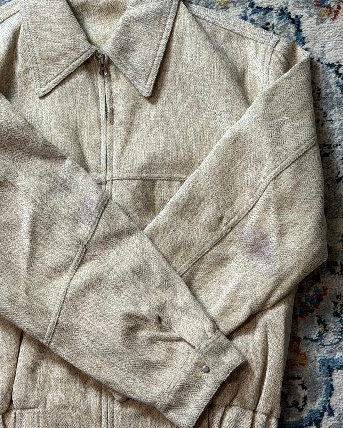 TWO-WAY ZIP BOMBER JACKET 상품이미지5