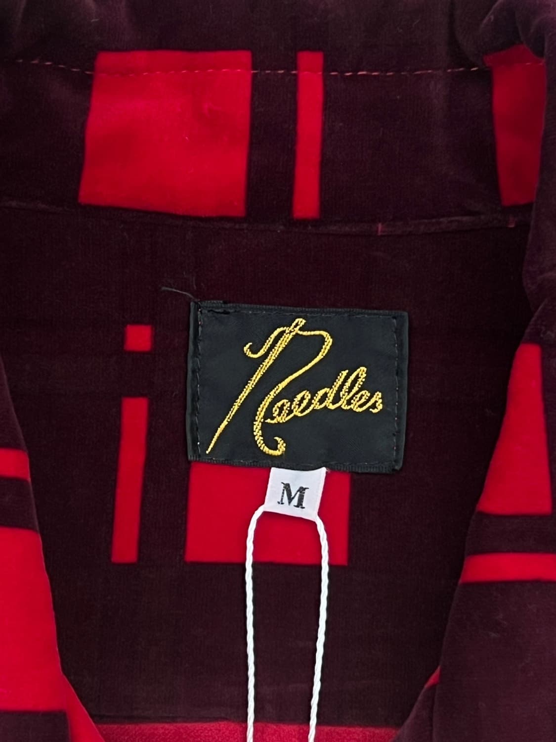 니들스 타탄 체크 그런지 벨벳 셔츠 상품이미지7