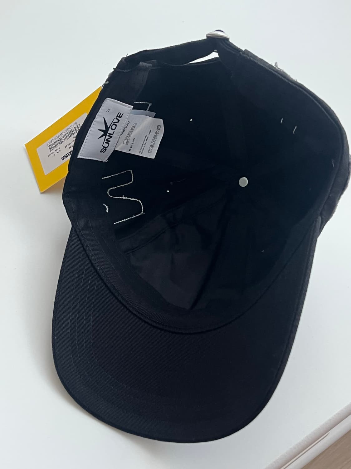 썬러브 컷 오프 캐피탈 캡 모자  상품이미지2