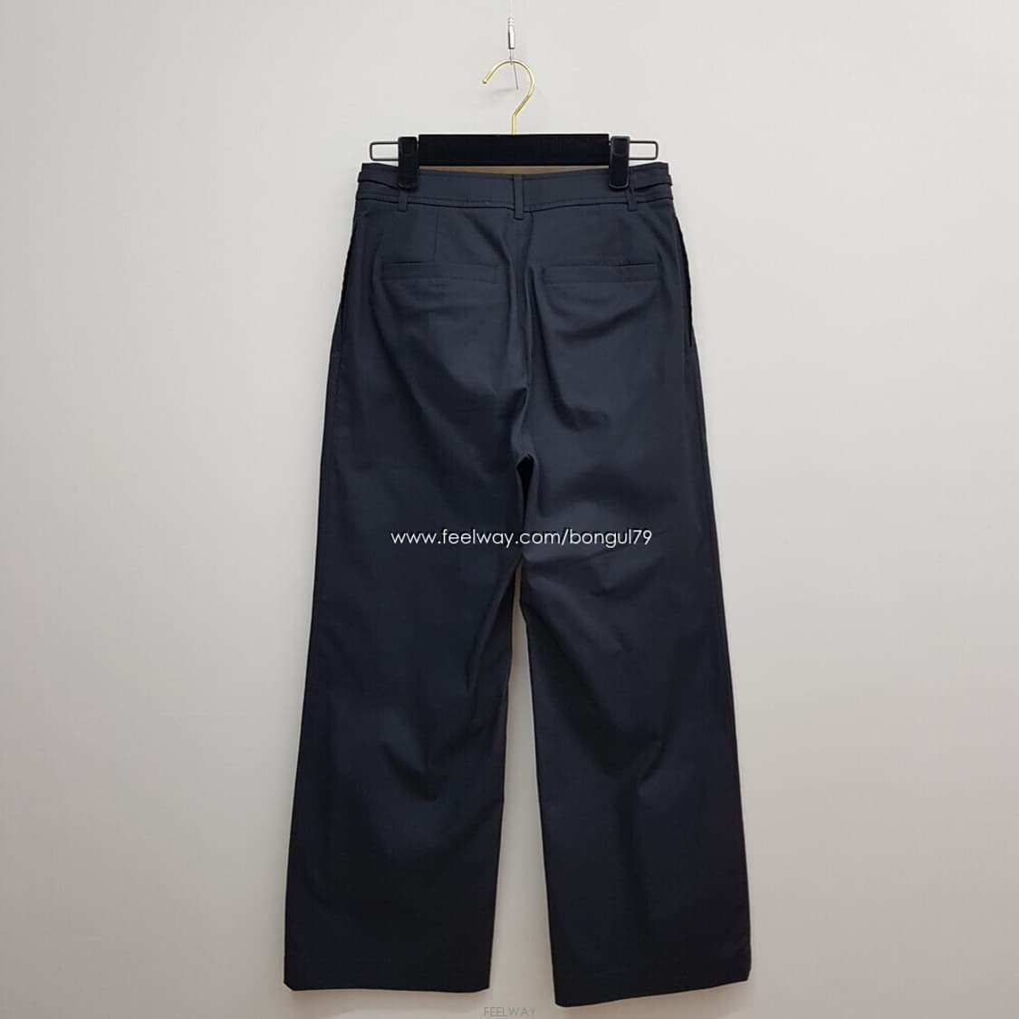 구호플러스 2025 와이드 슬랙스 팬츠 1사이즈 상품이미지3