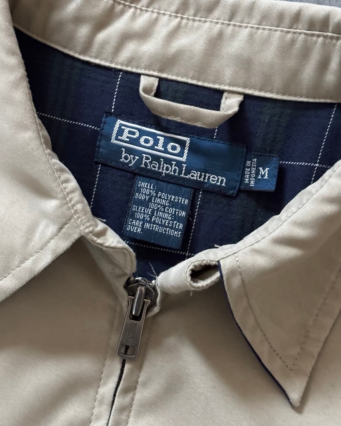 Polo 폴로 랄프로렌 베이지컬러 폴리쉘 헤링턴 자켓  상품이미지5