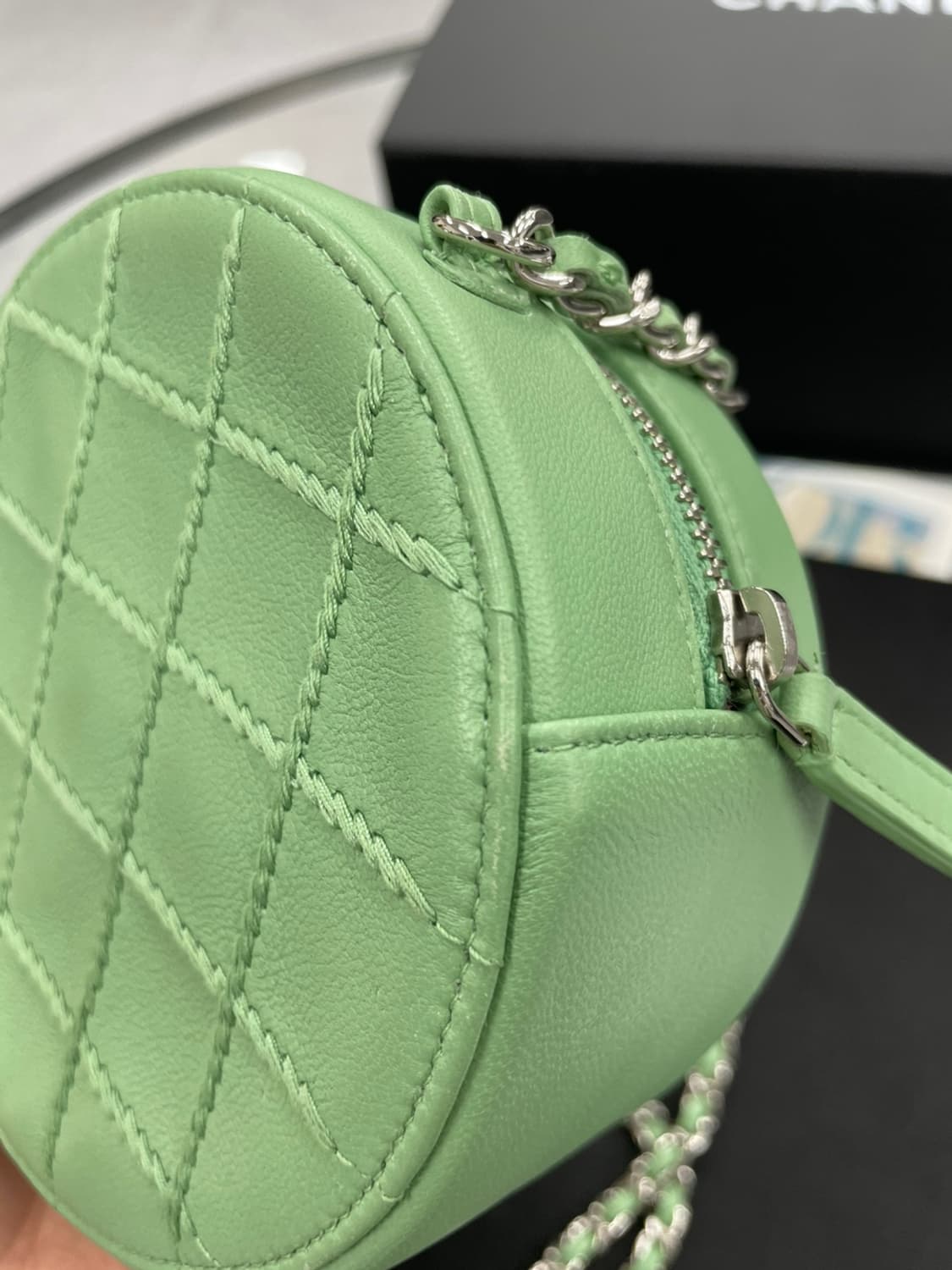 샤넬 탬버린 캐비어 미니 체인 크로스백 상품이미지6