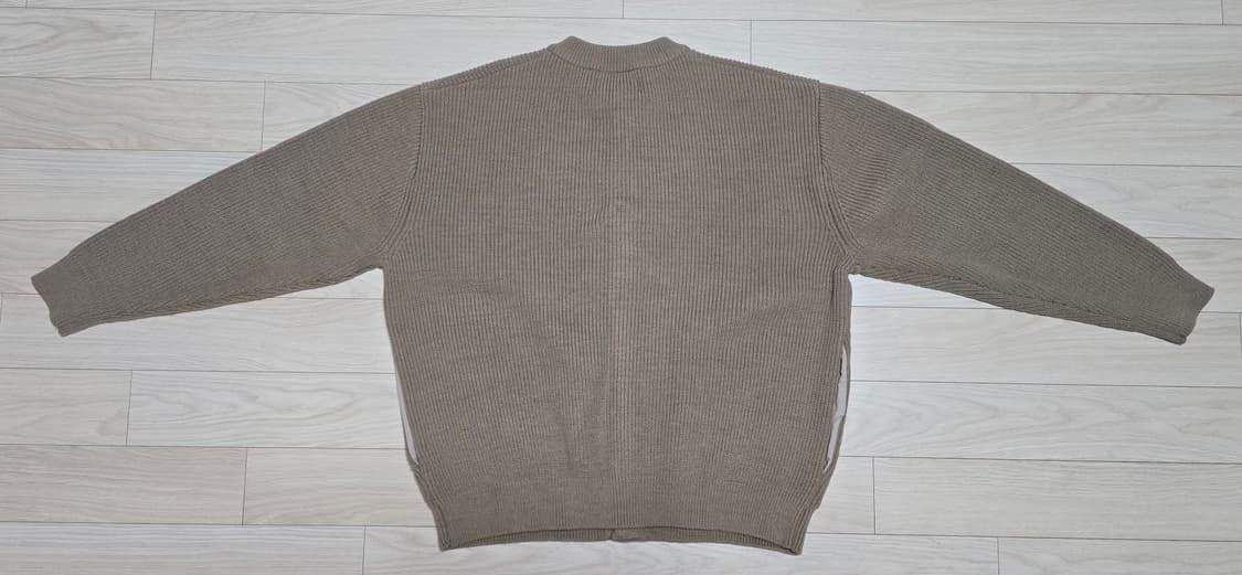 유니폼브릿지 피셔맨 울 니트 가디건 베이지 L 상품이미지4