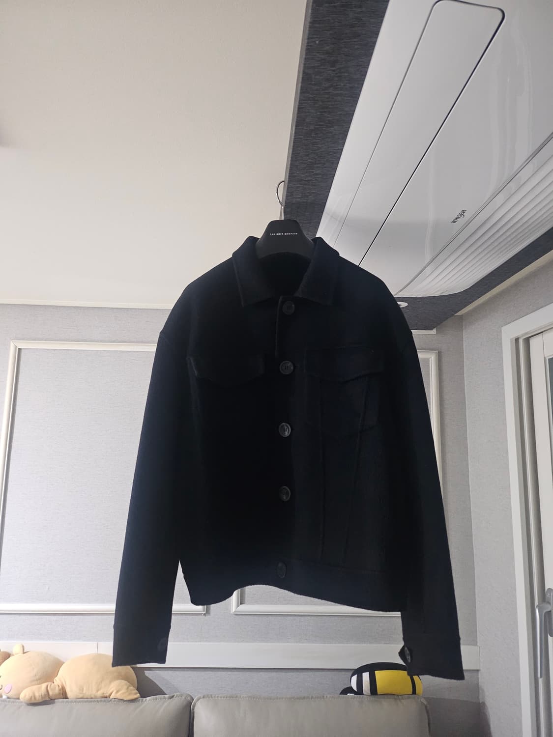 [거의 새것] 송지오옴므 블랙 핸드메이드 자켓 48 상품이미지1