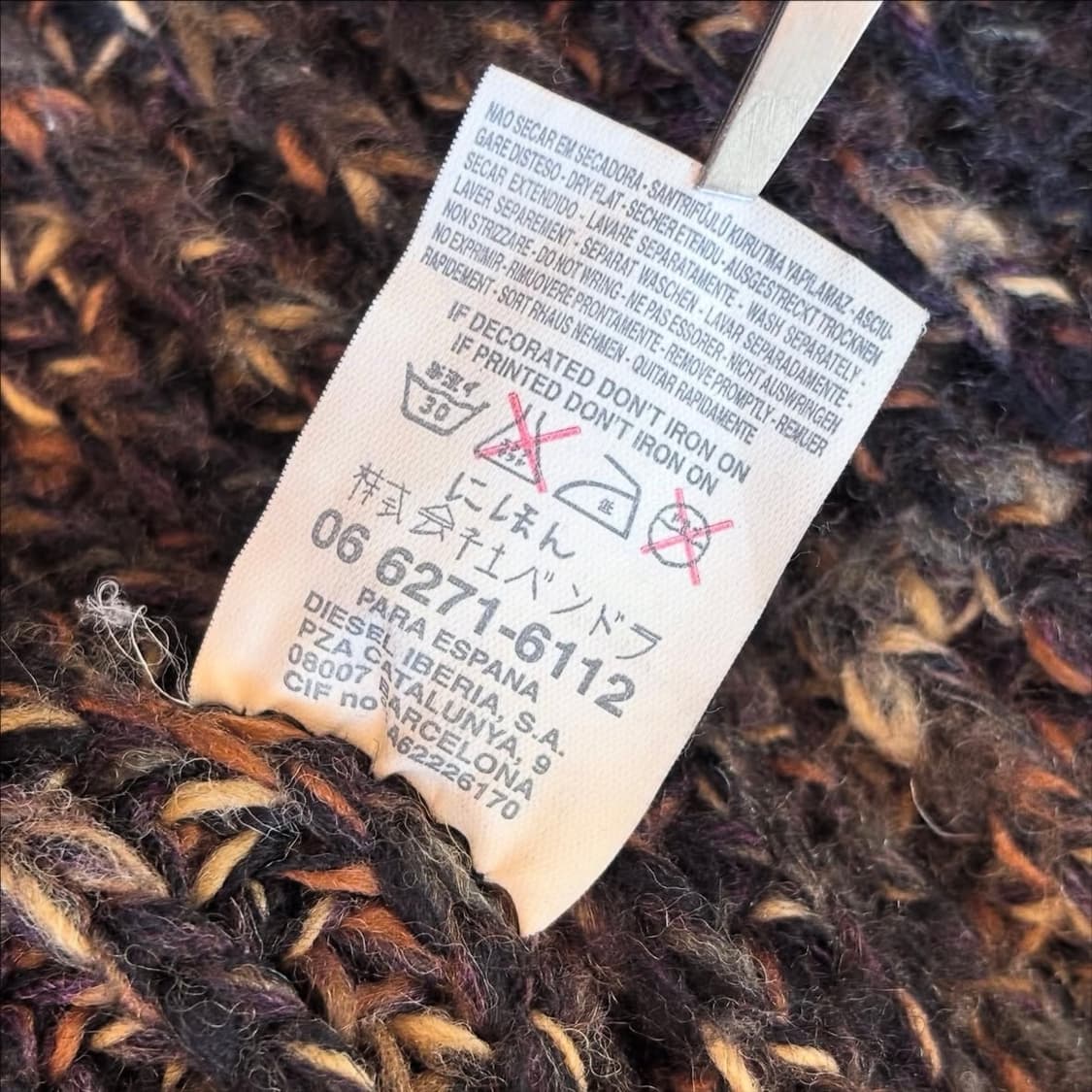 디젤 아카이브 울 코위찬 상품이미지8