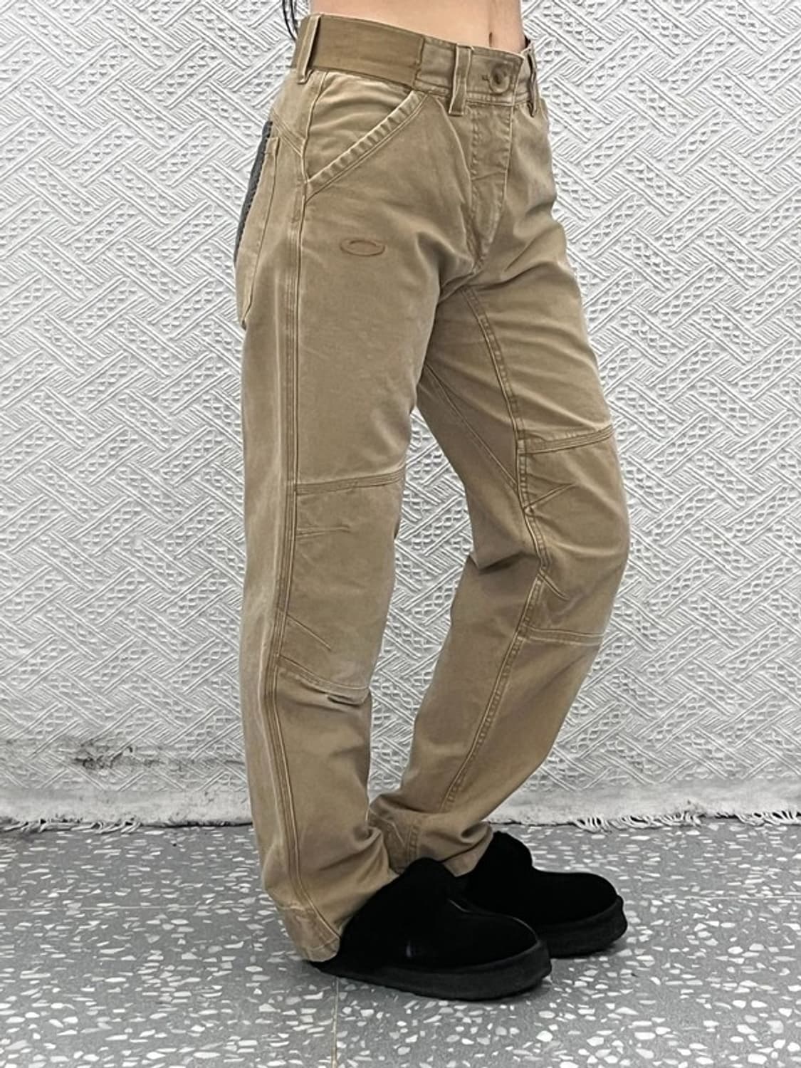 오클리 스트릿 캐주얼 빈티지 펑크 패치워크 바지 28인치 C10963 상품이미지1