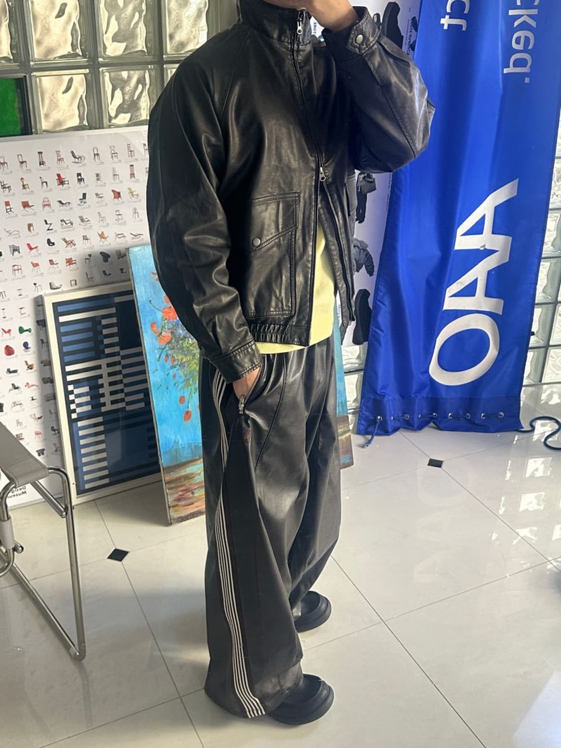 FAKE LEATHER RIDERS JACKET 라이더 재킷 25AW 상품이미지2