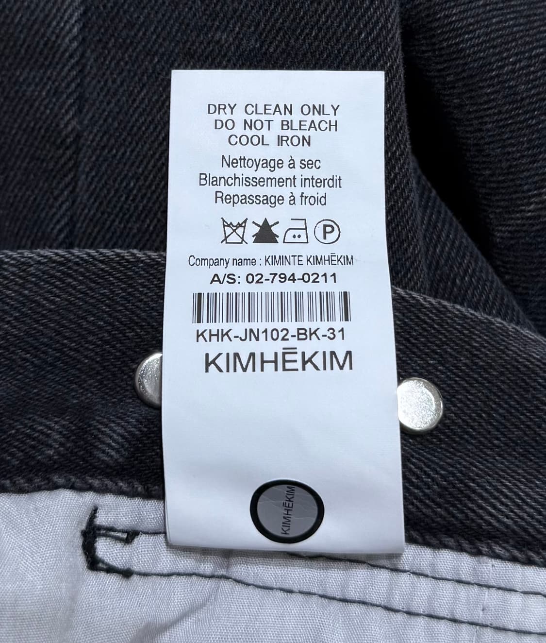 김해김 투포켓 버뮤다 데님 팬츠 상품이미지5