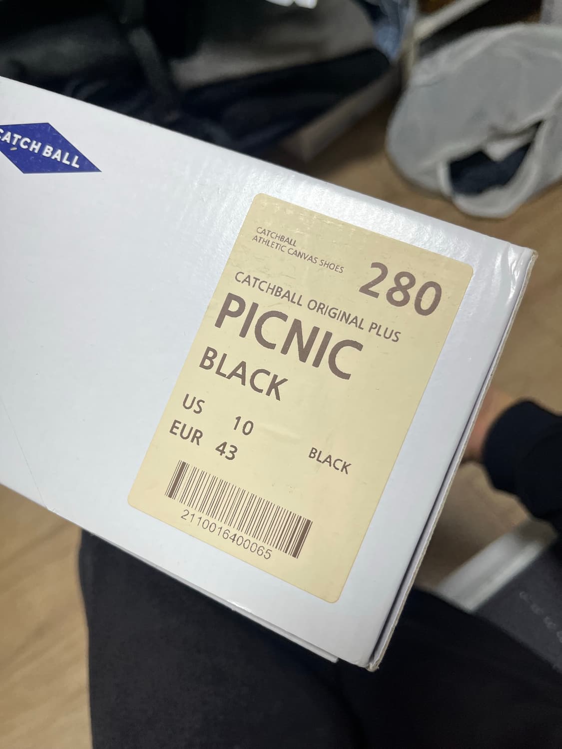 캐치볼 스니커즈 블랙 280 상품이미지6