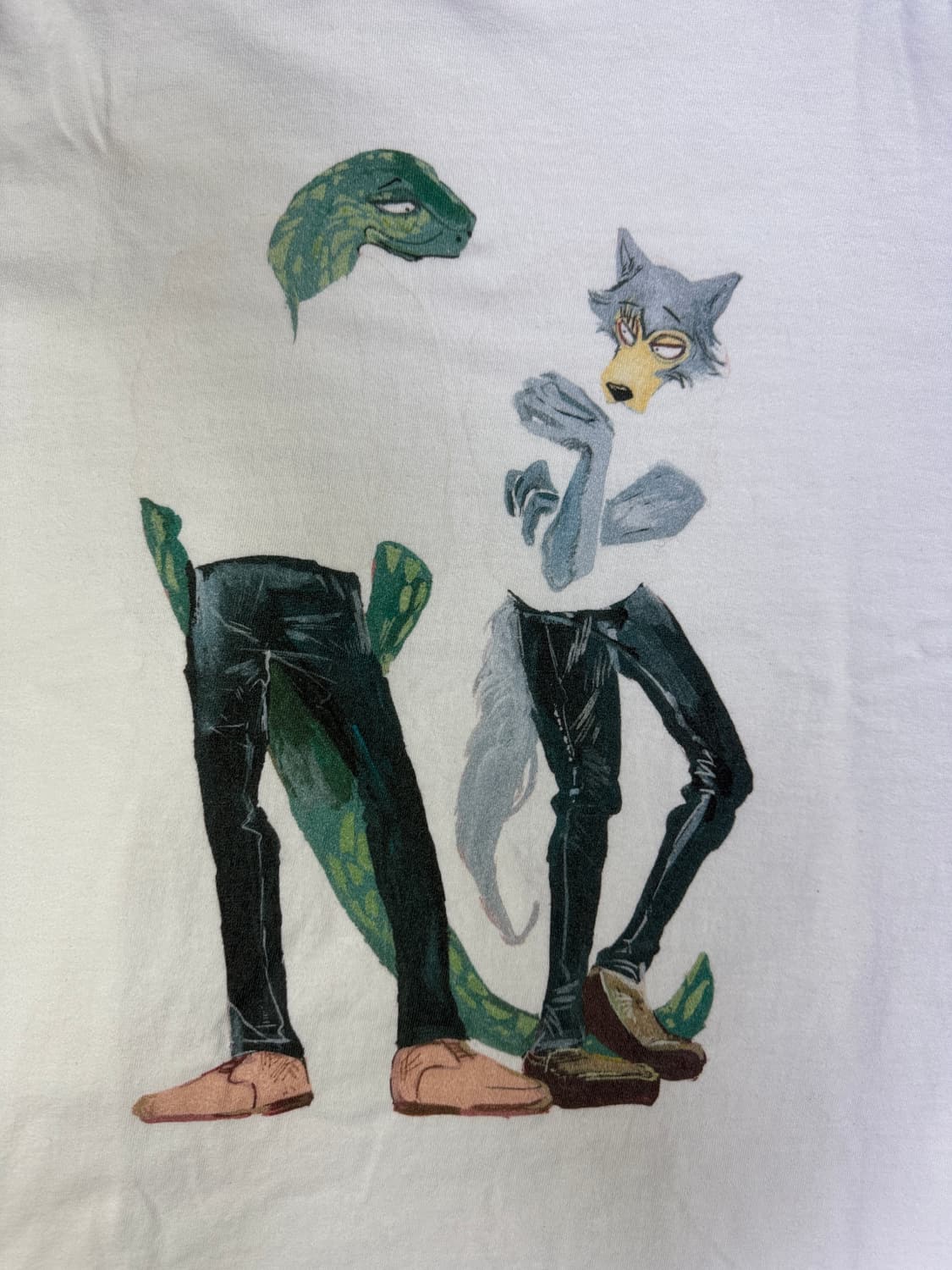 비스타즈 BEASTARS  레고시 고샤 프린팅 티셔츠 M 상품이미지2