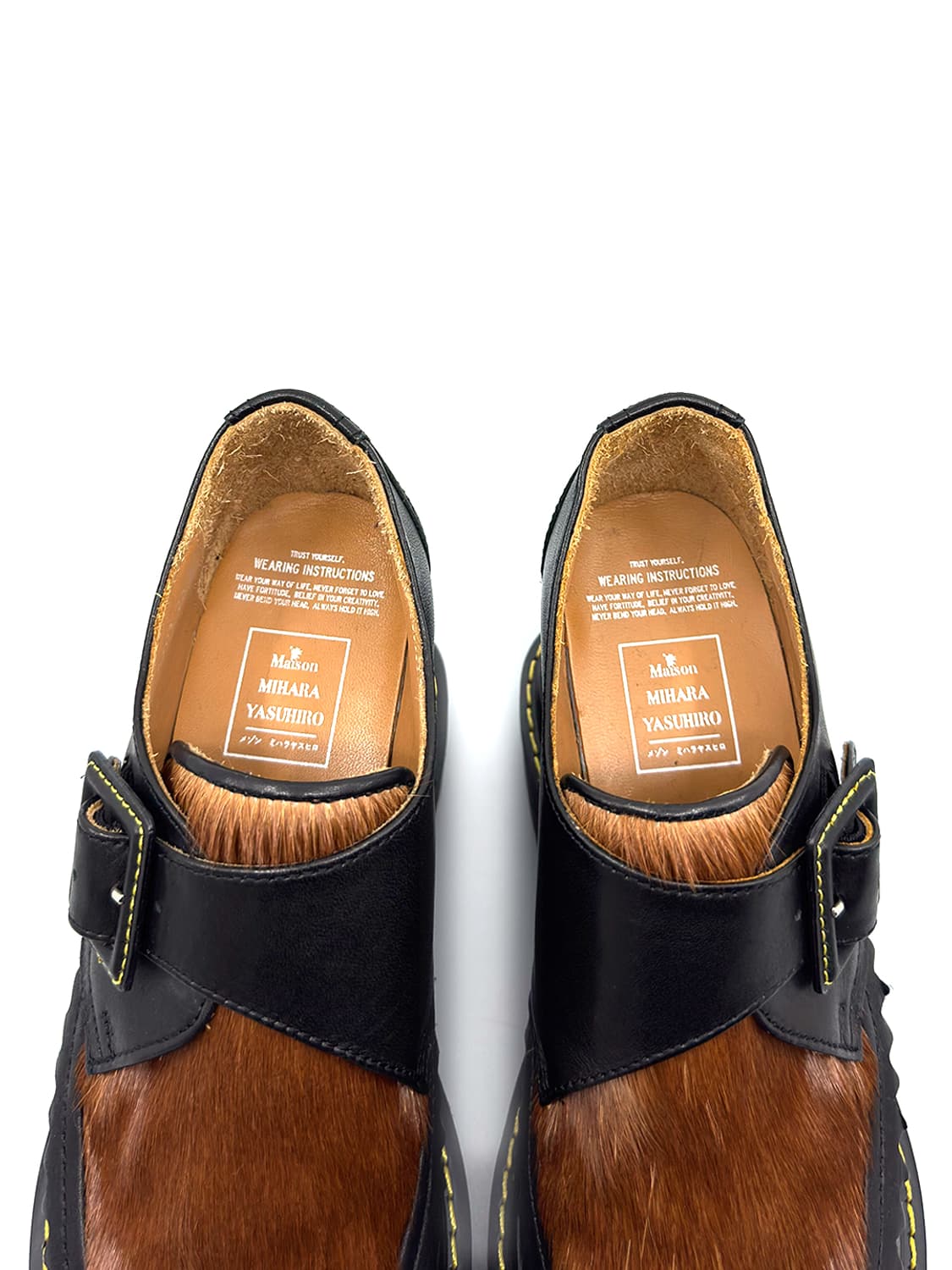 Mihara Yasuhiro Leather Wage Heels/ 235 상품이미지6