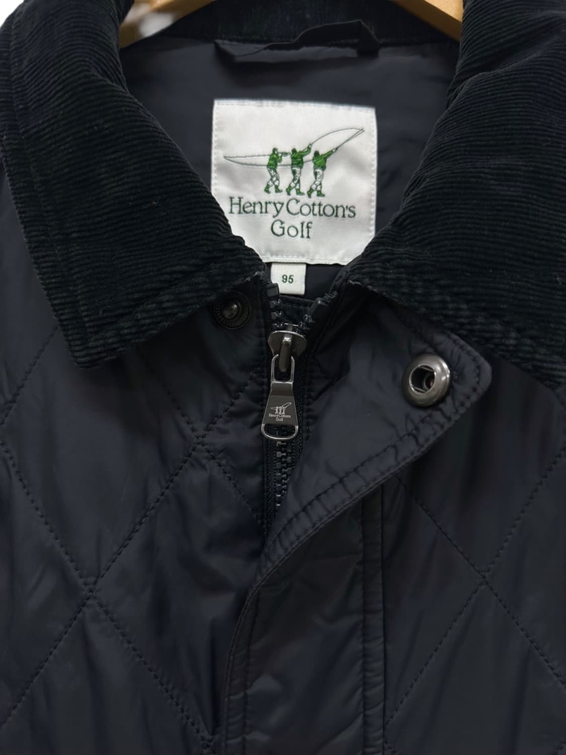 헨리코튼 퀄팅자켓 블랙 (M)  상품이미지4