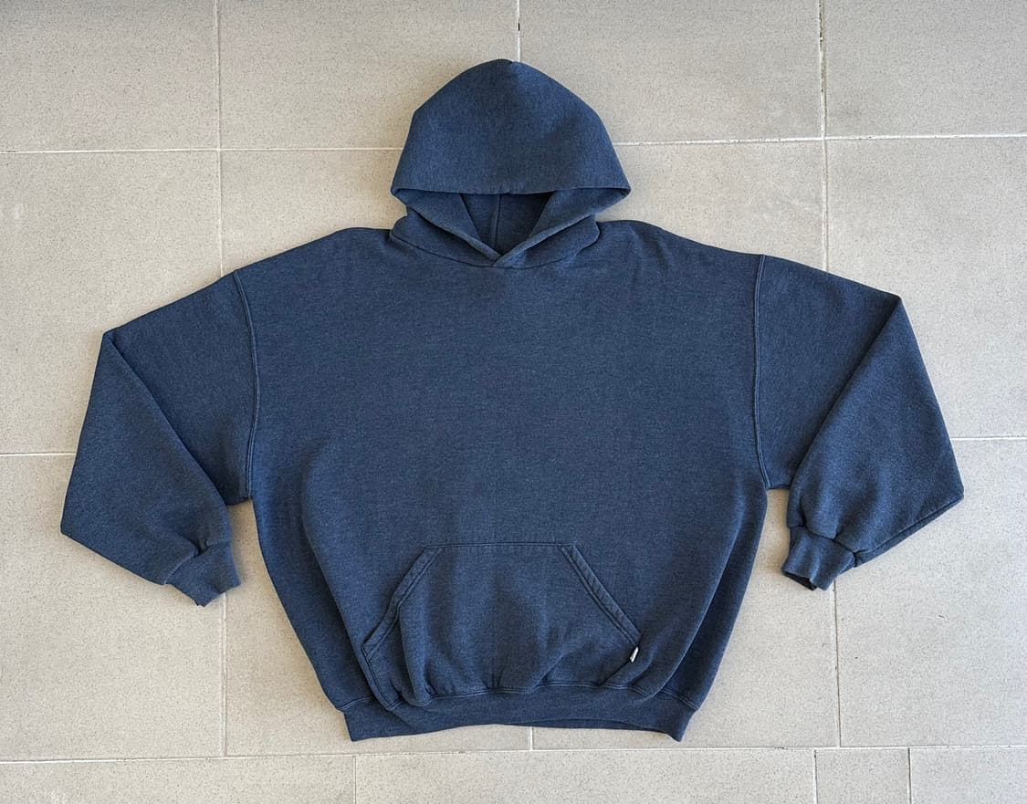 90s 빈티지 러셀 후드 블루그레이 XXL 상품이미지1