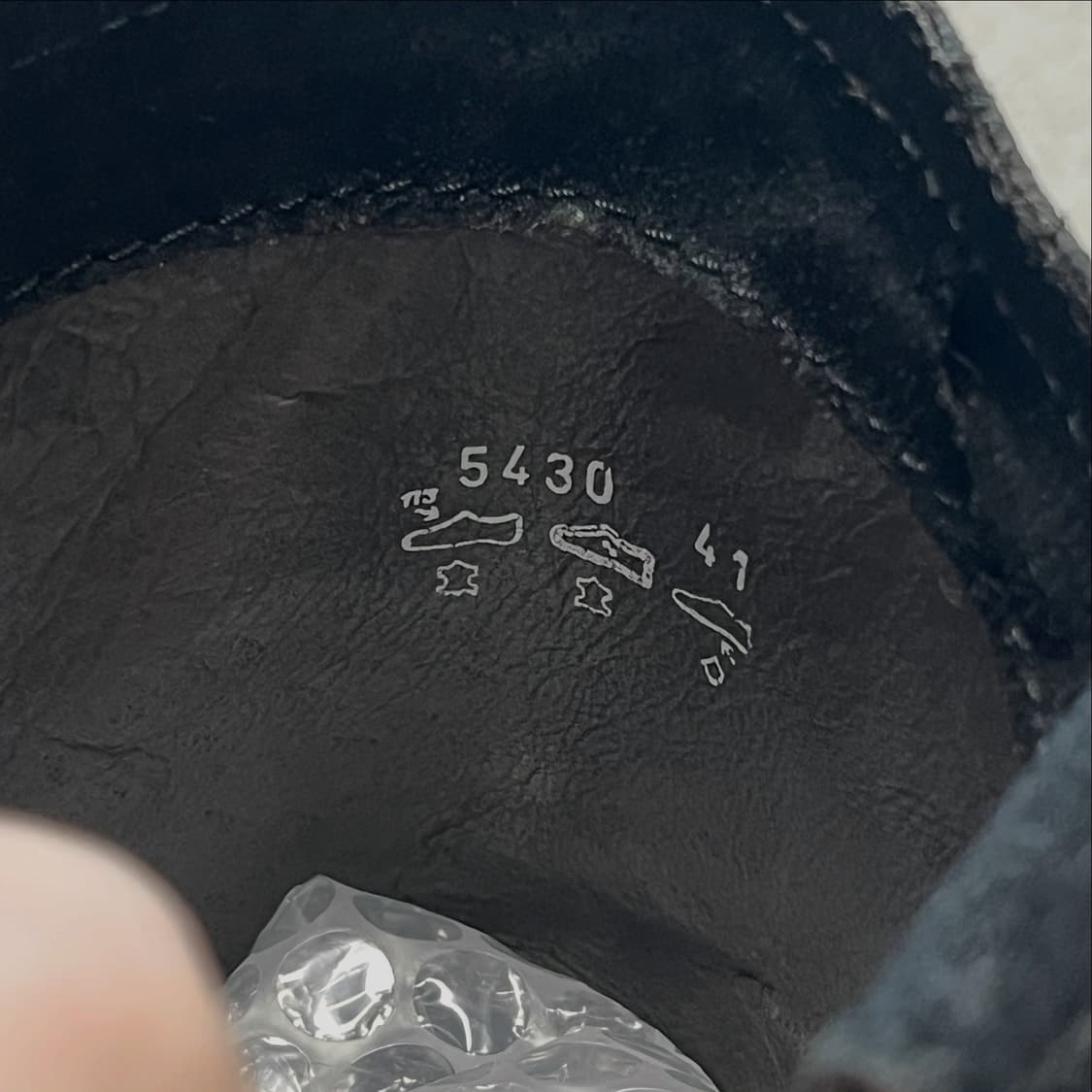 보에모스 블랙 레더 웨스턴 부츠 상품이미지7