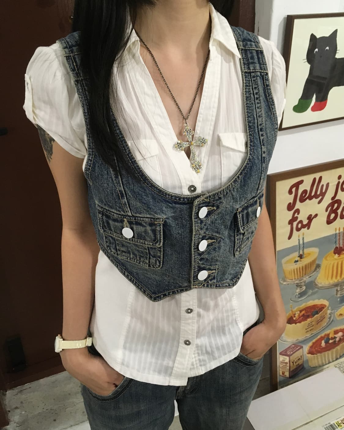 VINTAGE VEST 상품이미지5