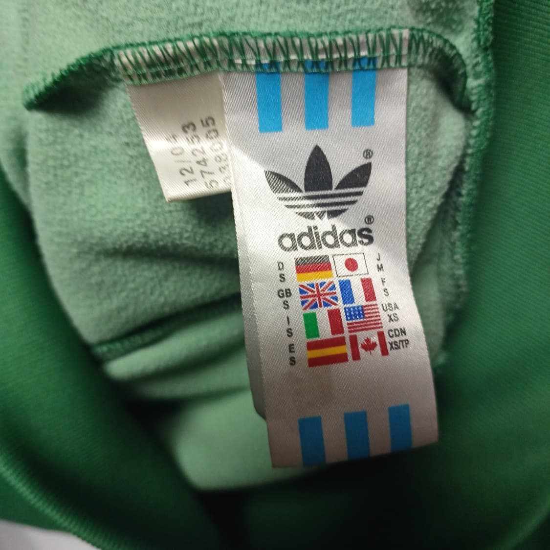 Adidas 아디다스 희귀 그린 옐로우 슈퍼스타 져지 상품이미지4