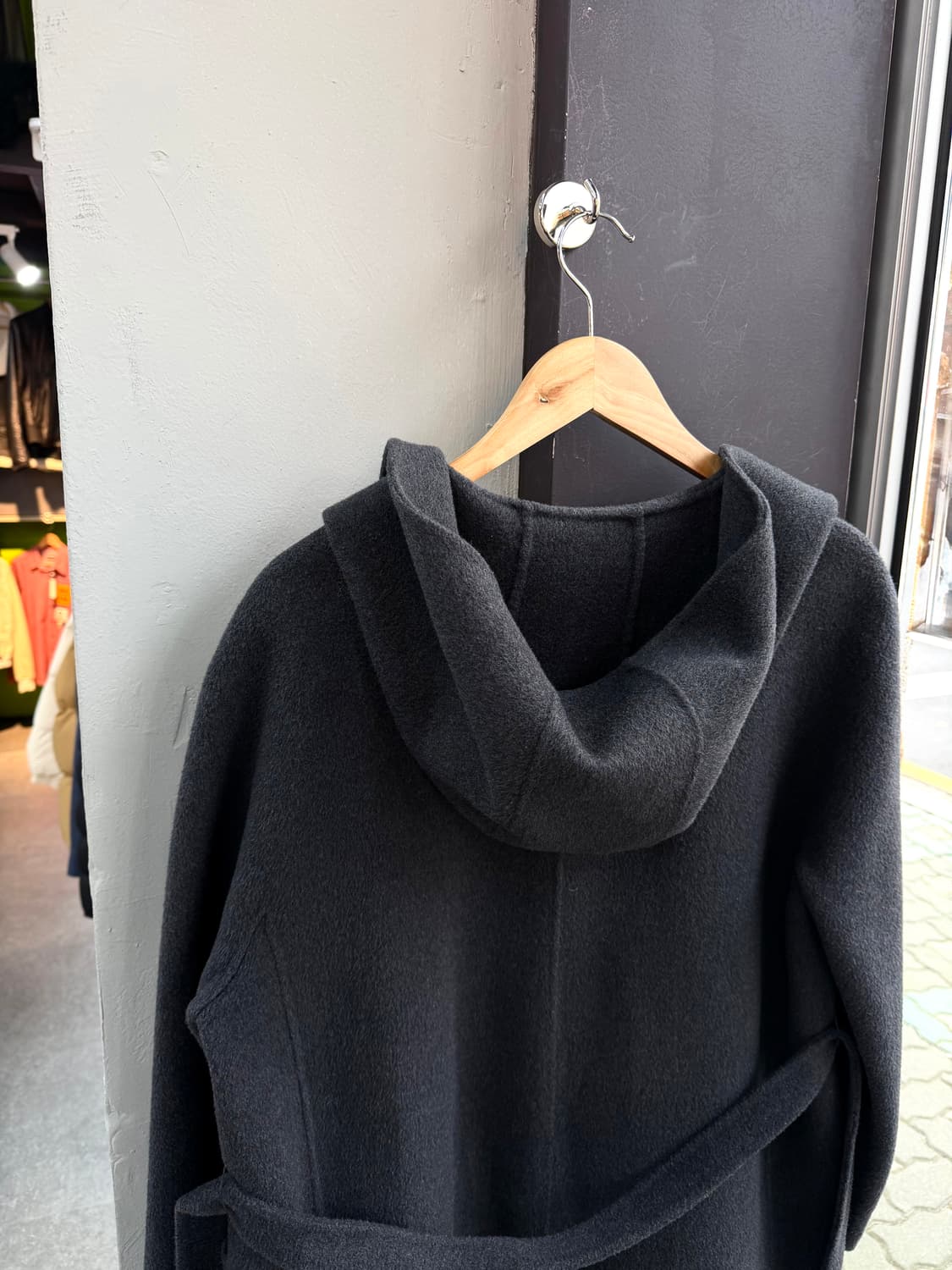 82/ 시스템 19FW 앙고라 캐시미어 벨티드 코트 상품이미지7