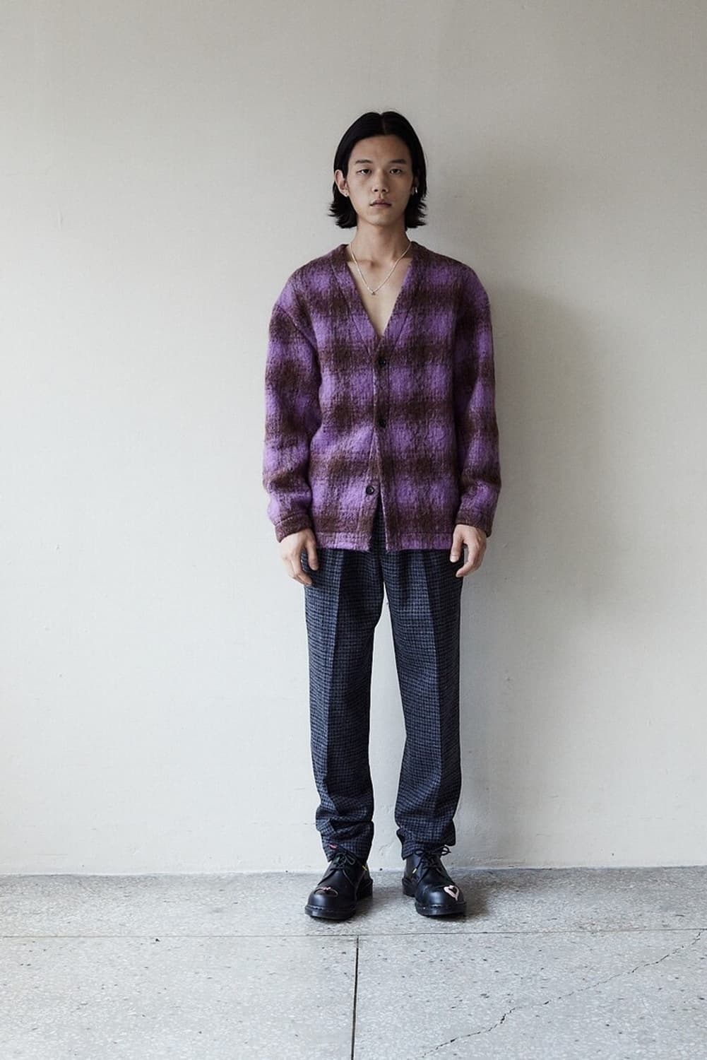 크러쉬어게인 모헤어 가디건 L 상품이미지1