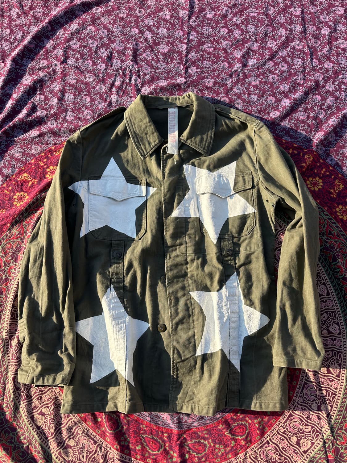 모디파이드 스타 페인팅 밀리티러자켓 f 상품이미지1