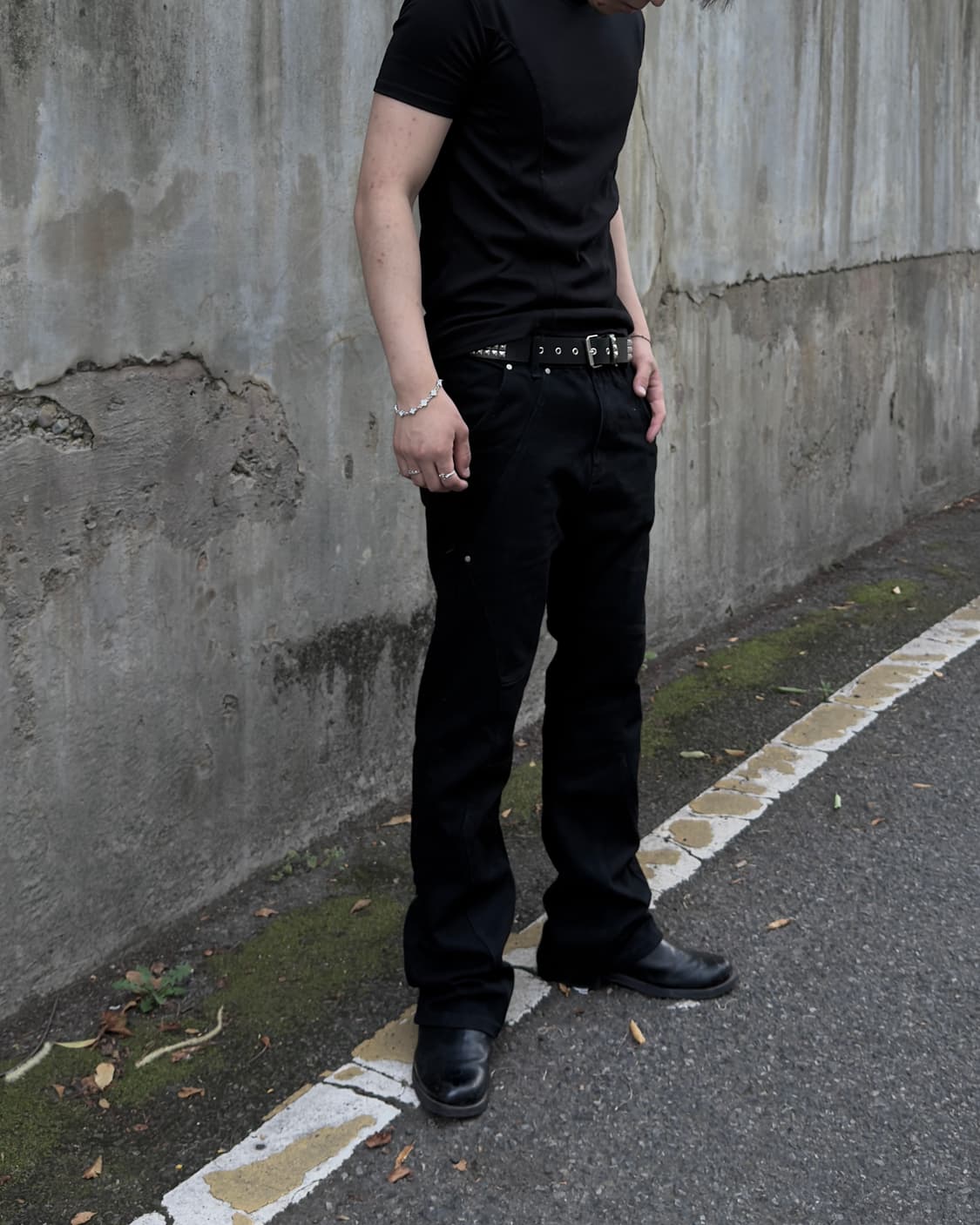 Black Studded Belt 상품이미지2