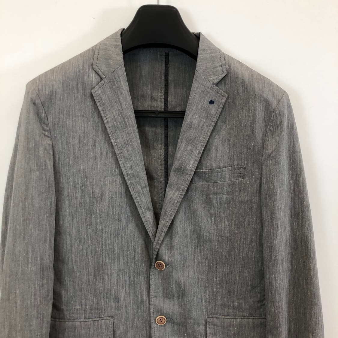 TNGT 린넨혼방 그레이 콤비자켓 100 상품이미지3